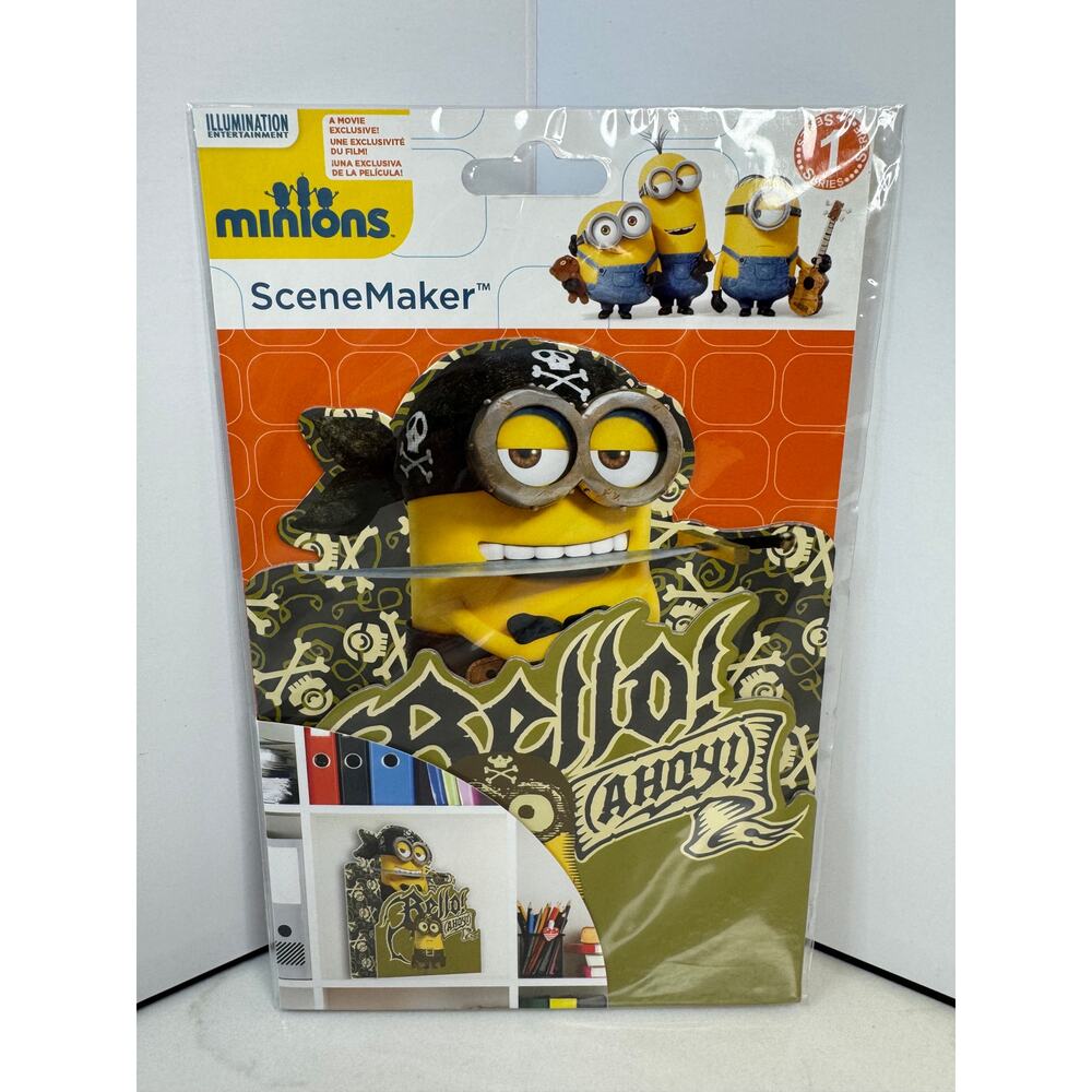 NIB Minions SceneMaker Series 1 3-D Fold Out Decoration Movie Exclusive